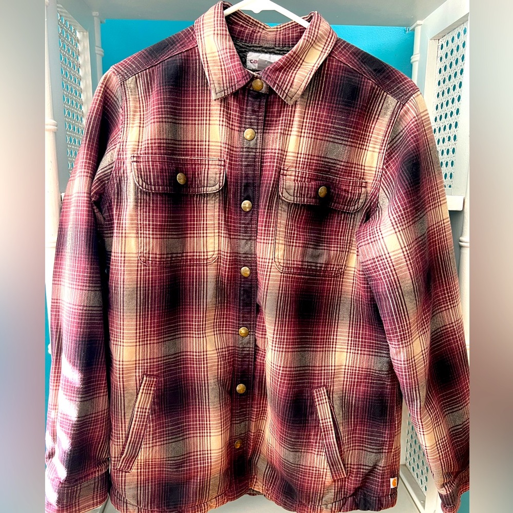 Carhartt jacket wool lined kids size M